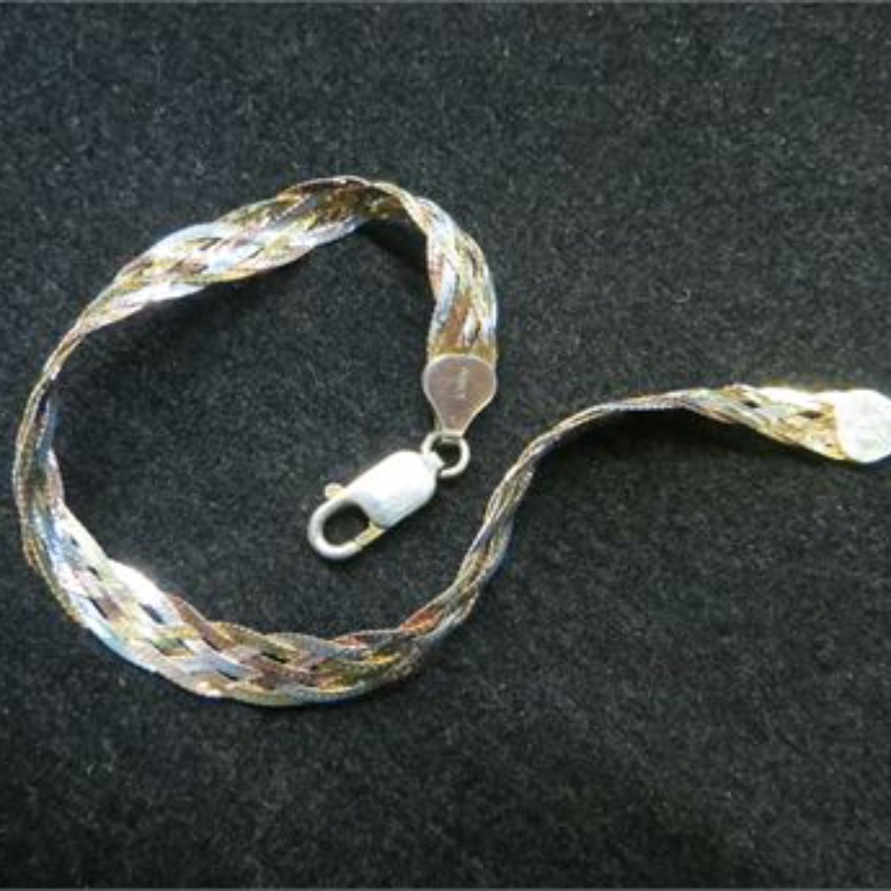 925 Braided Strand Bracelet